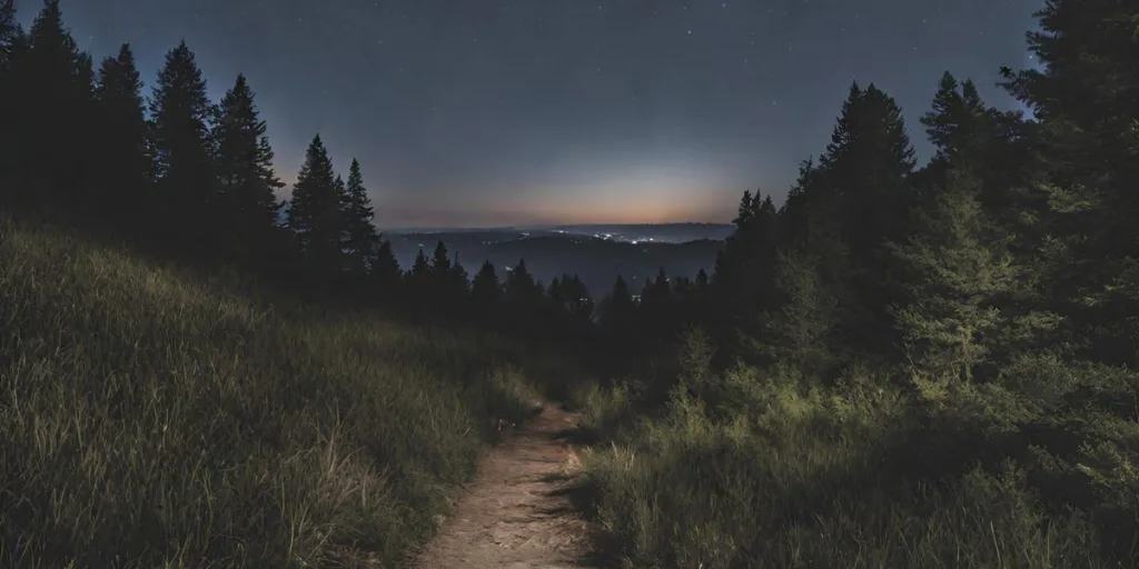 night hiking